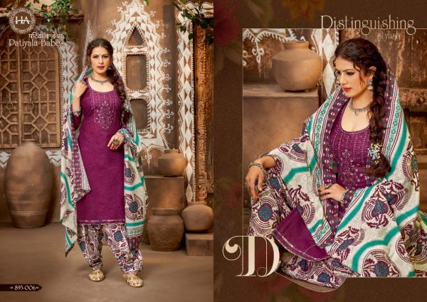 Harshit Patiyala Babes 2 Designer Cotton Embroidery Dress Materials 